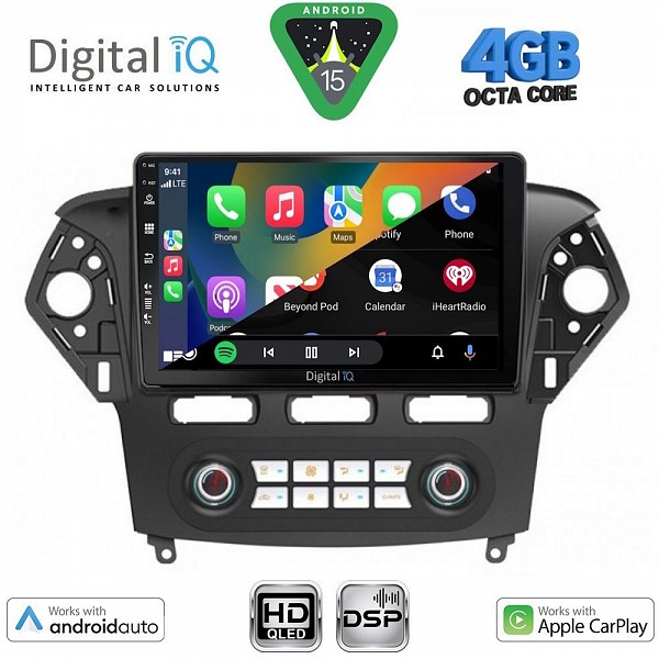DIGITAL IQ BXF 6163_CPAA CLIMA (10inc) MULTIMEDIA TABLET for FORD MONDEO mod. 2011-2013