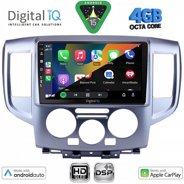 DIGITAL IQ BXF 6458_CPAA (9inc) MULTIMEDIA TABLET for NISSAN NV 200 mod. 2009>