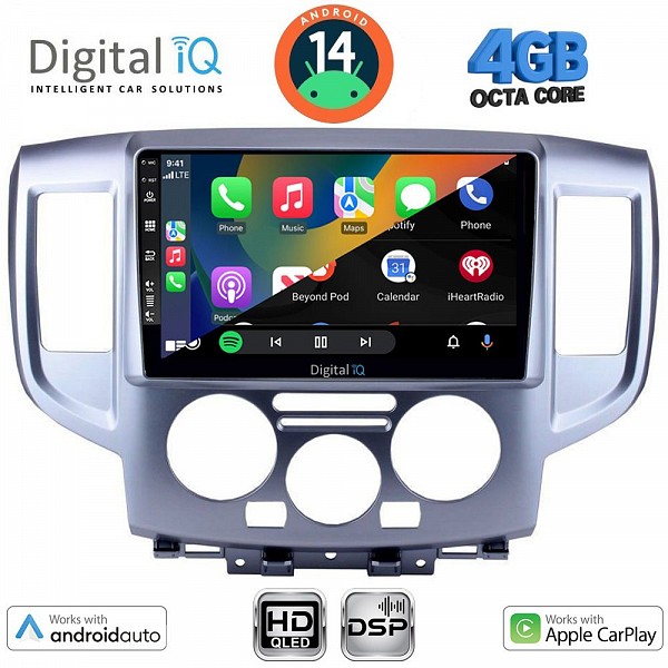 DIGITAL IQ BXF 6458_CPAA (9inc) MULTIMEDIA TABLET for NISSAN NV 200 mod. 2009>