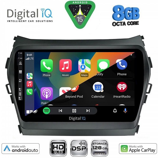 DIGITAL IQ BXF 7238_CPAA (9inc) MULTIMEDIA TABLET for HYUNDAI IX45 mod. 2013-2017