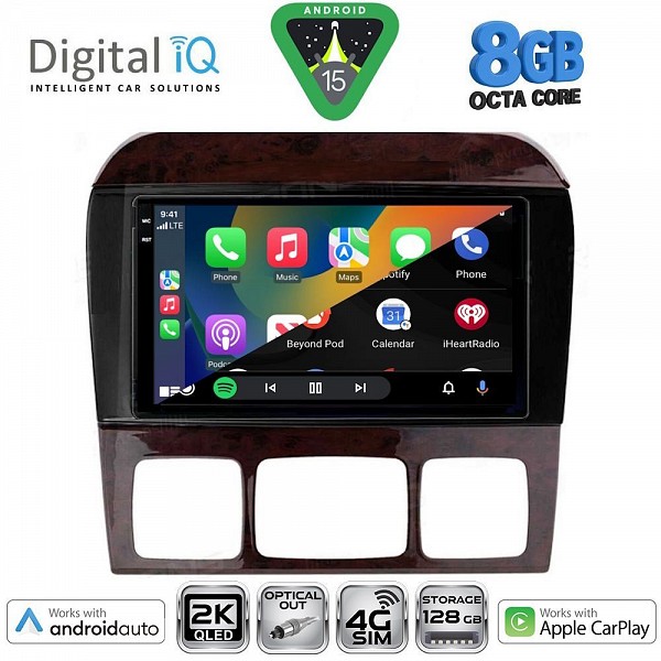 DIGITAL IQ BXK 20426_CPAA (9inc) MULTIMEDIA TABLET for MERCEDES  S  W220  mod. 1998-2005