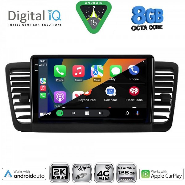 DIGITAL IQ BXK 20665_CPAA (9inc) MULTIMEDIA TABLET for SUBARU LEGACY - OUTBACK mod. 2002-2008