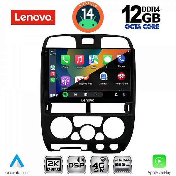 Digital iQ LENOVO SSZ 12253BL_CPA (9inc) MULTIMEDIA TABLET for ISUZU D-MAX mod. 2002-2008 (BLACK)