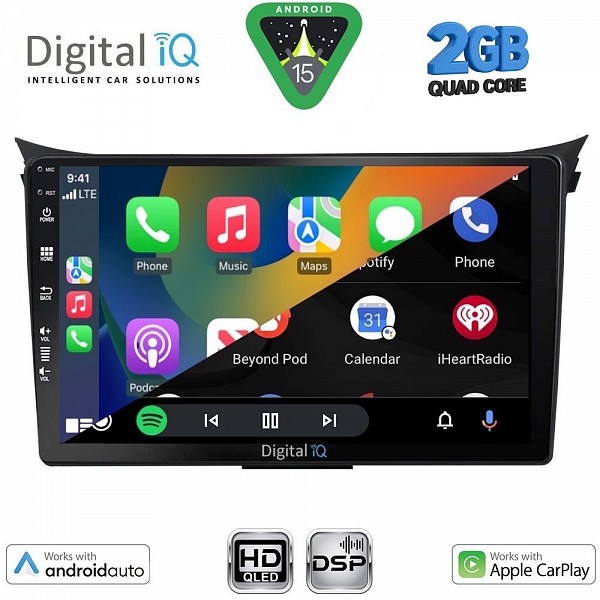 DIGITAL IQ BXC 3232_CPAA (9inc) MULTIMEDIA TABLET for HYUNDAI i30 mod. 2012-2017