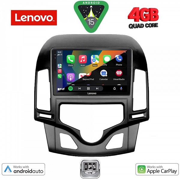 Digital iQ LENOVO LVE 8231_CPAA CLIMA (9inc) MULTIMEDIA TABLET for HYUNDAI i30 mod. 2007-2012