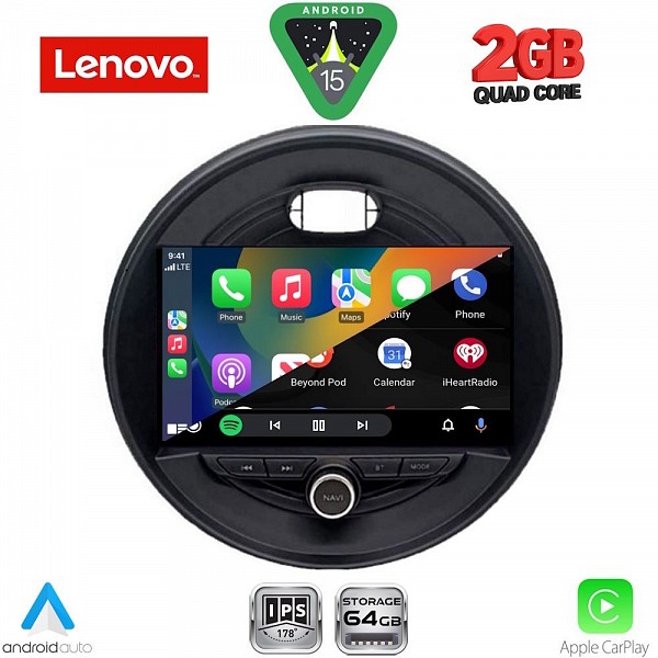 Digital iQ LENOVO LVD 2066_CPA (9inc) MULTIMEDIA TABLET for MINI COOPER (F55-56-F57) mod. 2015> CLUBMAN (F54) mod. 2015> ROADSTER (F59) mod. 2014> COUNTRYMAN (F60) mod. 2016>