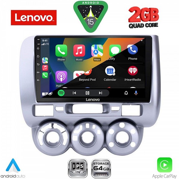 Digital iQ LENOVO LVD 2210_CPA A/C (9inc) MULTIMEDIA TABLET for HONDA JAZZ mod. 2002-2008
