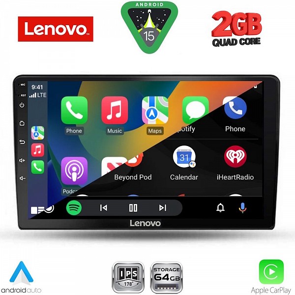 Digital iQ LENOVO LVD 2324_CPA (CLIMA+A/C) (9inc) MULTIMEDIA TABLET for KIA SPORTAGE mod. 2004-2010