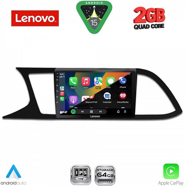 Digital iQ LENOVO LVD 2575_CPA (9inc) MULTIMEDIA TABLET for SEAT LEON mod. 2012-2021