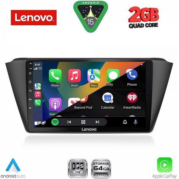 Digital iQ LENOVO LVD 2582_CPA (9inc) MULTIMEDIA TABLET for SKODA FABIA mod. 2015>