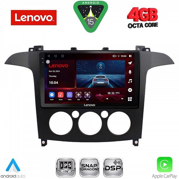 Digital iQ LENOVO SSV 9175_CPA A/C (9inc) MULTIMEDIA TABLET for FORD SMAX mod. 2006-2014