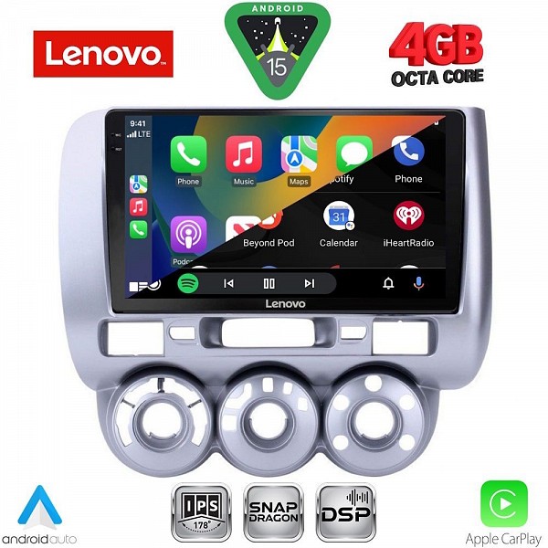 Digital iQ LENOVO SSV 9210_CPA A/C (9inc) MULTIMEDIA TABLET for HONDA JAZZ mod. 2002-2008