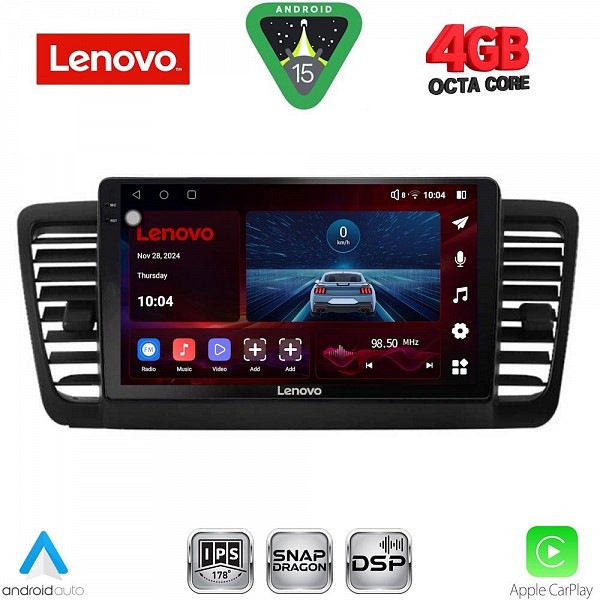 Digital iQ LENOVO SSV 9665_CPA (9inc) MULTIMEDIA TABLET for SUBARU LEGACY - OUTBACK mod. 2002-2008