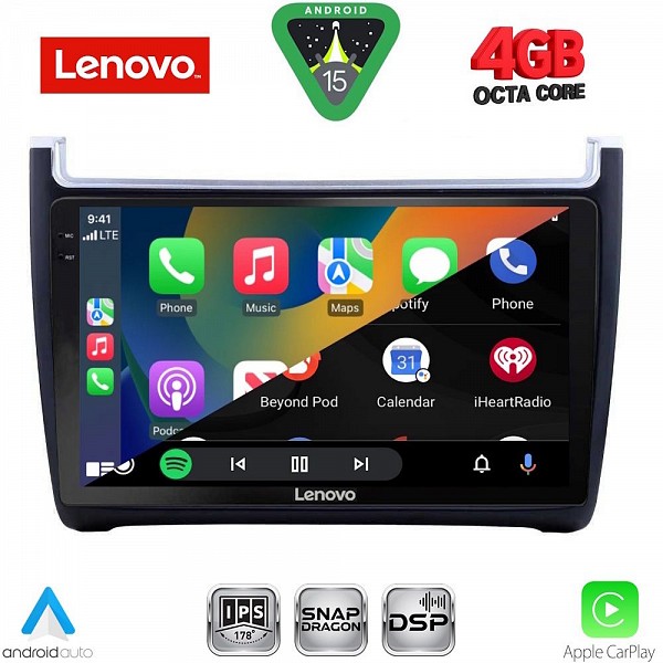 Digital iQ LENOVO SSV 9757_CPA (9inc) MULTIMEDIA TABLET for VW POLO mod. 2014-2017