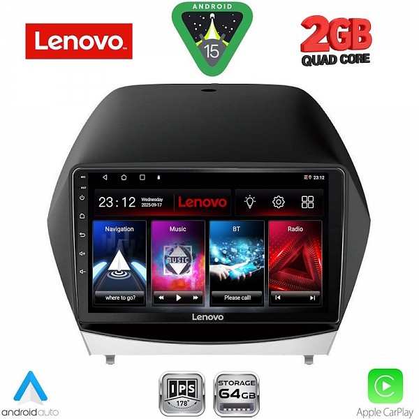 Digital iQ LENOVO LVD 2235_CPA (10inc) MULTIMEDIA TABLET for HYUNDAI iX35  mod. 2010-2015
