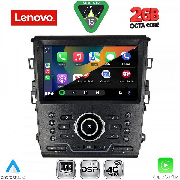 Digital iQ LENOVO LVF 5164_CPA CLIMA (9inc) MULTIMEDIA TABLET for FORD MONDEO mod. 2014>