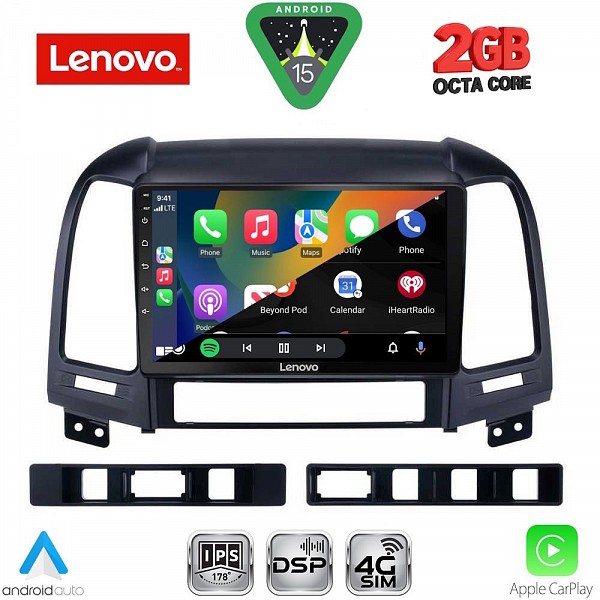Digital iQ LENOVO LVF 5239_CPA (9inc) MULTIMEDIA TABLET for HYUNDAI SANTA FE  mod. 2005-2013