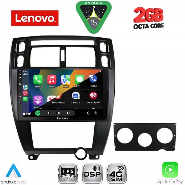 Digital iQ LENOVO LVF 5241BL_CPA (10inc) MULTIMEDIA TABLET for HYUNDAI TUCSON mod. 2004-2010 (BLACK)