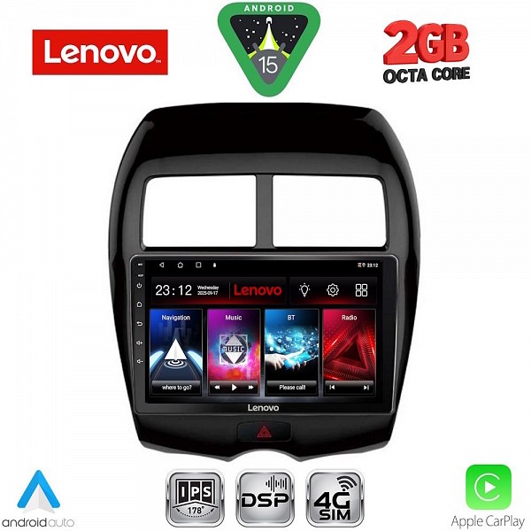 Digital iQ LENOVO LVF 5430_CPA (10inc) MULTIMEDIA TABLET for MITSUBISHI ASX mod. 2009-2020 - PEUGEOT 4008 mod. 2012-2018