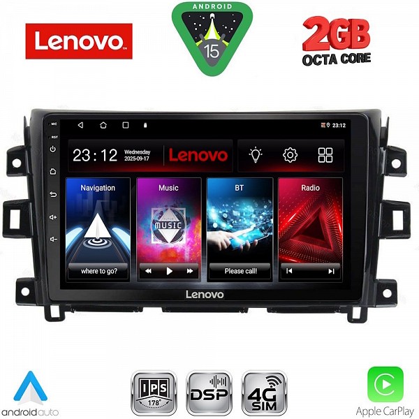 Digital iQ LENOVO LVF 5456_CPA (10inc) MULTIMEDIA TABLET for NISSAN NAVARA mod. 2016-2025