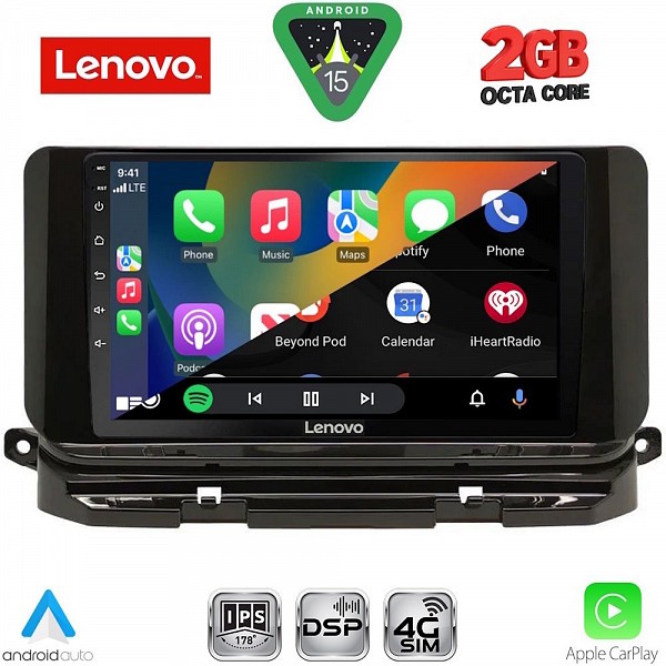 Digital iQ LENOVO LVF 5598_CPA (10inc) MULTIMEDIA TABLET for SKODA OCTAVIA 8 mod. 2021-2026