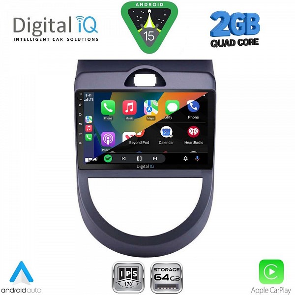 DIGITAL IQ RSD 1320_CPA (9inc) MULTIMEDIA TABLET for KIA SOUL mod. 2008-2013