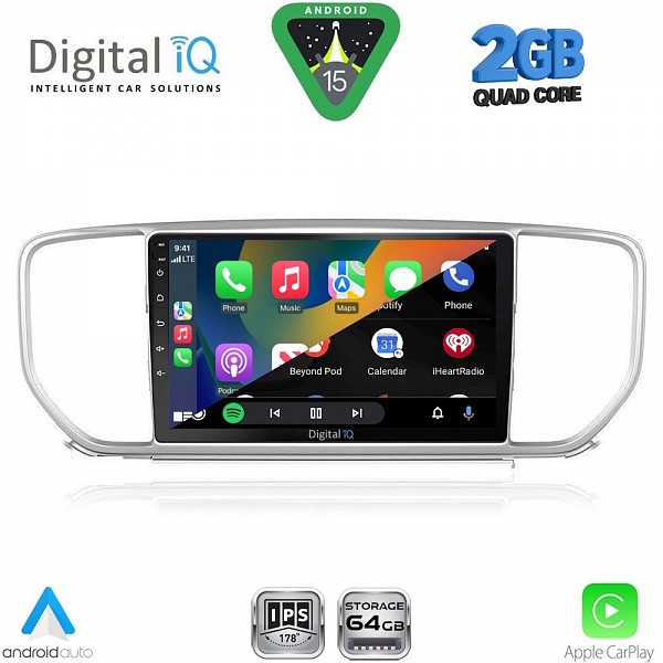 DIGITAL IQ RSD 1327_CPA (9inc) MULTIMEDIA TABLET for KIA SPORTAGE mod. 2018-2021