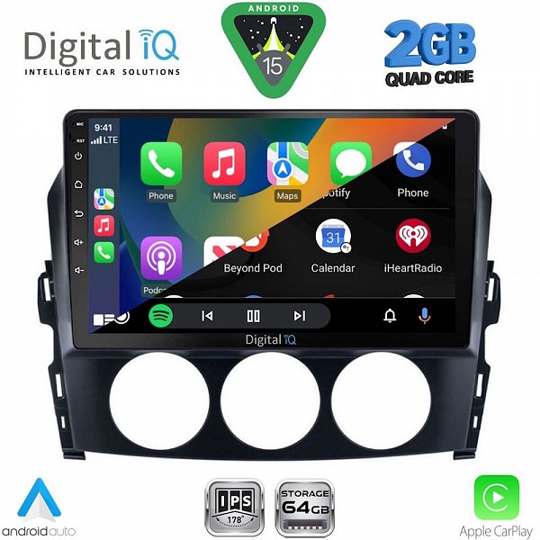 DIGITAL IQ RSD 1392_CPA (9inc) MULTIMEDIA TABLET for MAZDA MX5 mod. 2005-2015