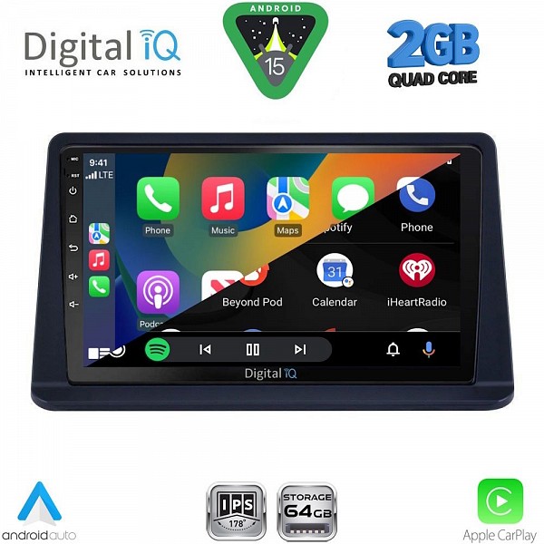 DIGITAL IQ RSD 1445_CPA (9inc) MULTIMEDIA TABLET for MITSUBISHI PAJERO mod. 1999-2006