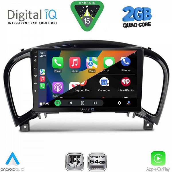 DIGITAL IQ RSD 1452_CPA (9inc) MULTIMEDIA TABLET for NISSAN JUKE mod. 2009-2020