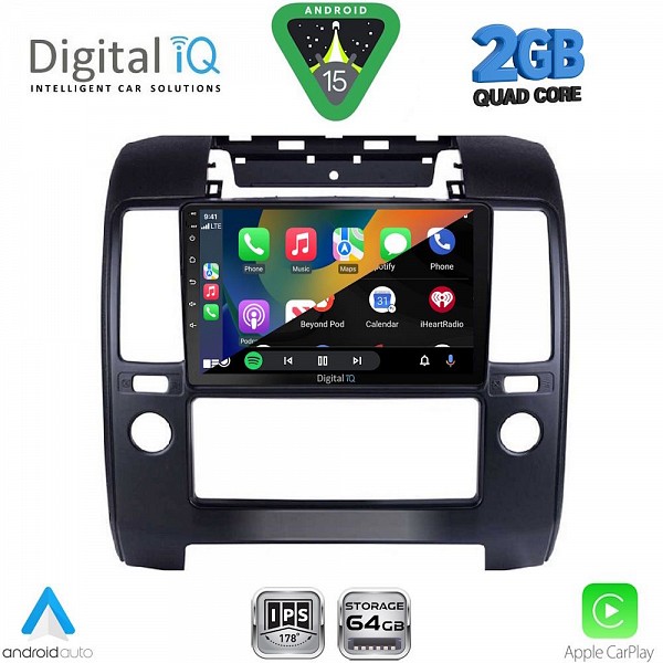 DIGITAL IQ RSD 1454_CPA A/C (9inc) MULTIMEDIA TABLET for NISSAN NAVARA D40 mod. 2006-2011  A/C