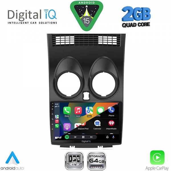 DIGITAL IQ RSD 1466_CPA (9inc) MULTIMEDIA TABLET for NISSAN QASHQAI mod. 2007-2014