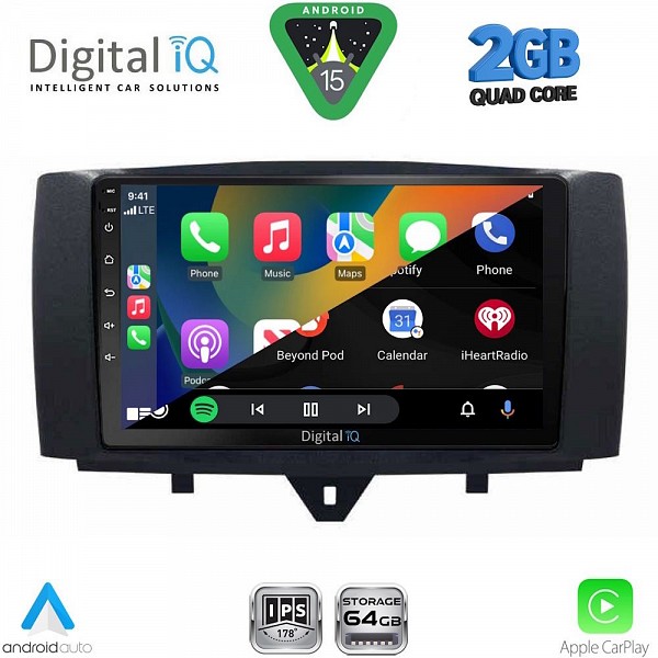 DIGITAL IQ RSD 1622_CPA (9inc) MULTIMEDIA TABLET for SMART (451) mod. 2010-2015