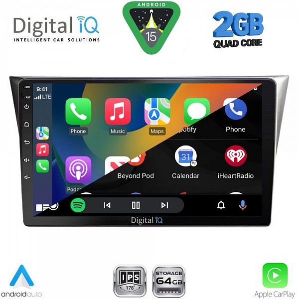 DIGITAL IQ RSD 1659_CPA (9inc) MULTIMEDIA TABLET for SUBARU IMPREZA mod. 2002-2008