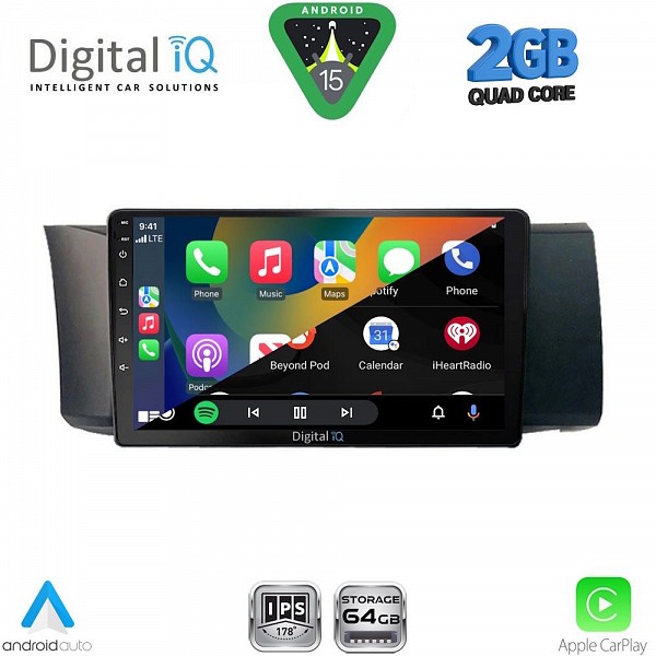 DIGITAL IQ RSD 1669_CPA (9inc) MULTIMEDIA TABLET for TOYOTA GT86 - SUBARU BRZ mod. 2012-2026