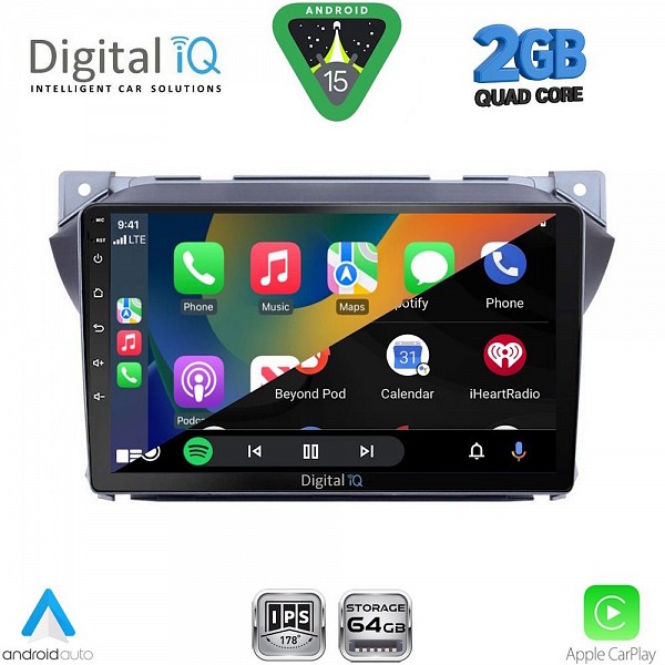 DIGITAL IQ RSD 1670_CPA (9inc)MULTIMEDIA TABLET for SUZUKI ALTO - NISSAN PIXO 2009-2014