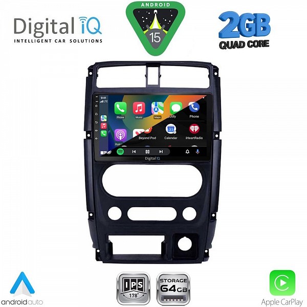 DIGITAL IQ RSD 1678_CPA (9inc) MULTIMEDIA TABLET for SUZUKI JIMNY mod. 2007-2017