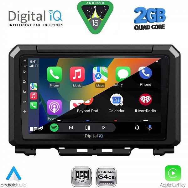DIGITAL IQ RSD 1679_CPA (9inc) MULTIMEDIA TABLET for SUZUKI JIMNY mod. 2017-2026