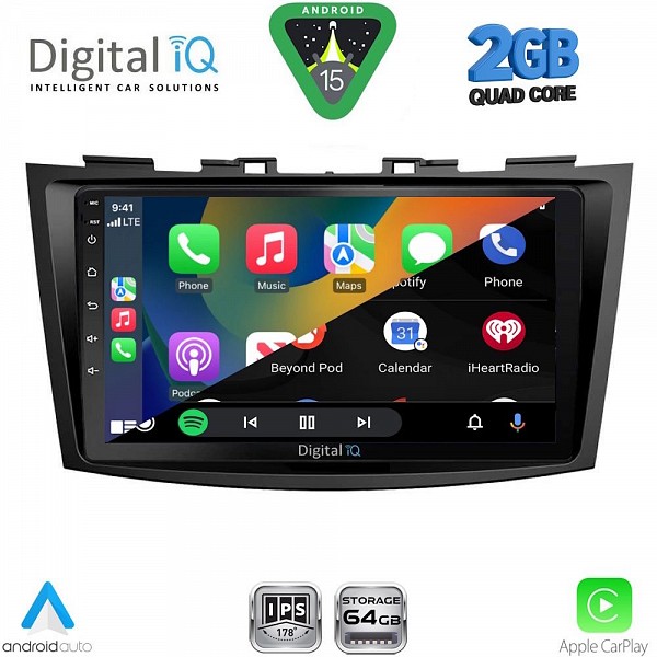 DIGITAL IQ RSD 1685_CPA (9inc) MULTIMEDIA TABLET for SUZUKI SWIFT mod. 2011-2016