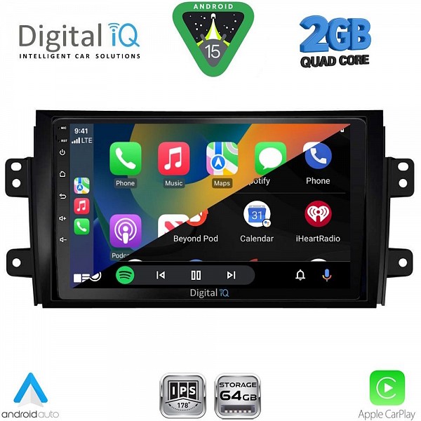 DIGITAL IQ RSD 1688_CPA (9inc) MULTIMEDIA TABLET for FIAT SEDICI ? SUZUKI SX4 mod. 2005-2013