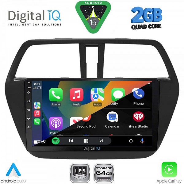 DIGITAL IQ RSD 1689_CPA (9inc) MULTIMEDIA TABLET for SUZUKI SX4 S-CROSS mod. 2014-2021