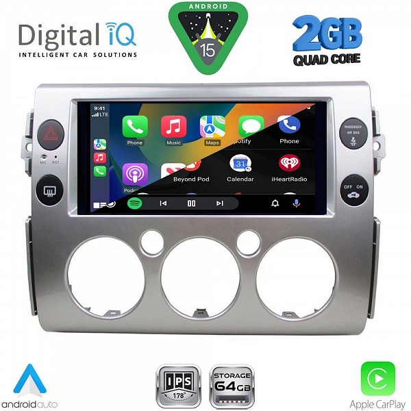 DIGITAL IQ RSD 1717_CPA (9inc) MULTIMEDIA TABLET for TOYOTA FJ CRUISER mod. 2007-2013