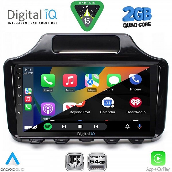 DIGITAL IQ RSD 1779_CPA (9inc) MULTIMEDIA TABLET for TOYOTA IQ mod. 2008-2015 with ORIG. NAVI