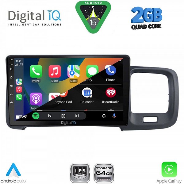 DIGITAL IQ RSD 1785_CPA (9inc) MULTIMEDIA TABLET for VOLVO S60 mod. 2010-2018