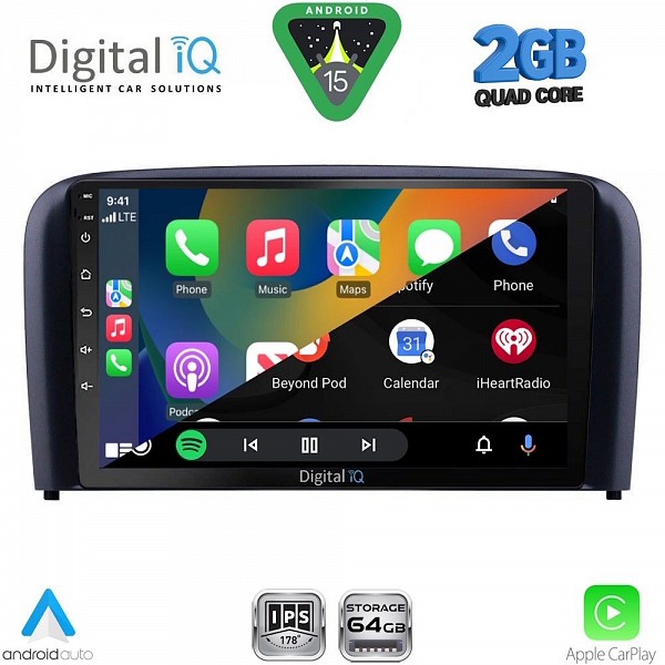 DIGITAL IQ RSD 1786_CPA (9inc) MULTIMEDIA TABLET for VOLVO S80 mod. 1998-2006