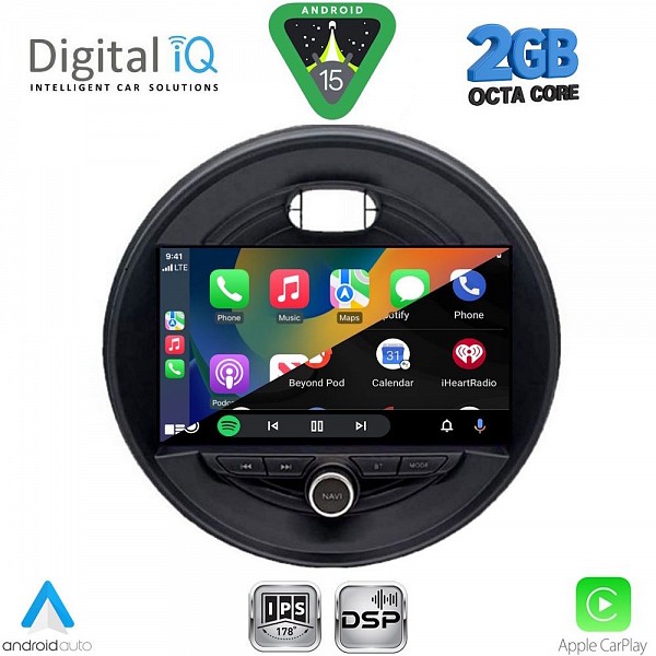 DIGITAL IQ RSF 4066_CPA (9inc) MULTIMEDIA TABLET for MINI COOPER (F55-56-F57) mod. 2015- CLUBMAN (F54) mod. 2015> ROADSTER (F59) mod. 2014> COUNTRYMAN (F60) mod. 2016>