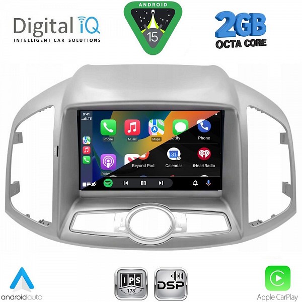 DIGITAL IQ RSF 4071_CPA (9inc) MULTIMEDIA for CHEVROLET CAPTIVA mod. 2012-2018