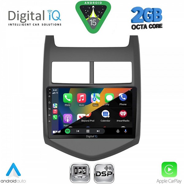 DIGITAL IQ RSF 4074_CPA (9inc) MULTIMEDIA TABLET for CHEVROLET AVEO mod. 2011-2014