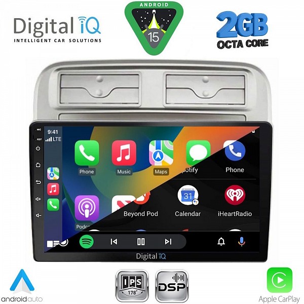 DIGITAL IQ RSF 4128_CPA (9inc) MULTIMEDIA TABLET for FIAT GRANDE PUNTO mod. 2005-2012
