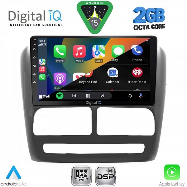 DIGITAL IQ RSF 4137_CPA (9inc) MULTIMEDIA TABLET for FIAT DOBLO mod. 2010-2015